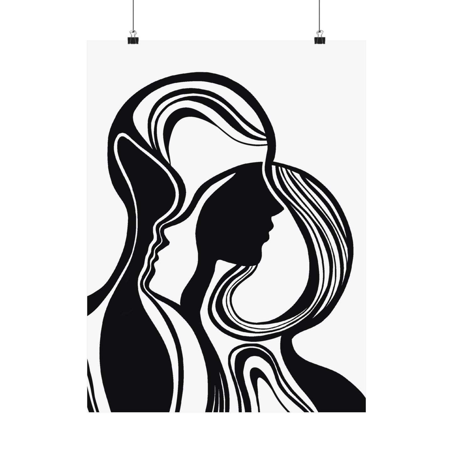 INTERTWINED Matte Vertical Posters