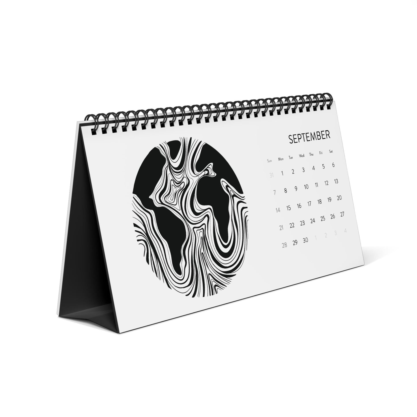 J'LEE LAUREEN EXPERIENCE Desktop Calendar (2025 grid)