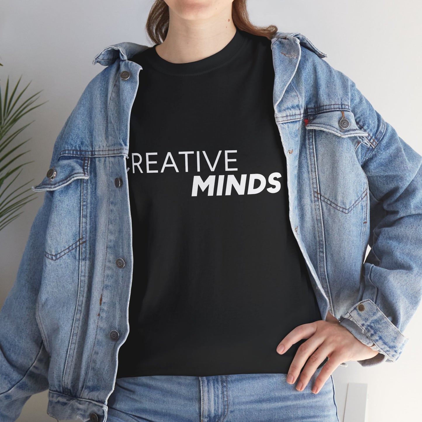 CREATIVE MINDS Unisex Heavy Cotton Tee