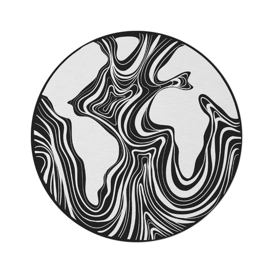 THE NEW WORLD Round Rug