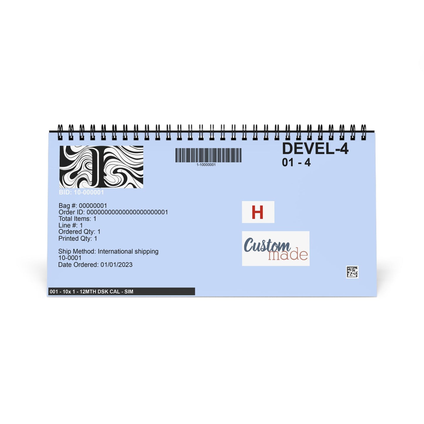 J'LEE LAUREEN EXPERIENCE Desktop Calendar (2025 grid)